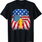 PATRIOTIC EAGLE Shirt 4th of July USA American Flag T-Shirt