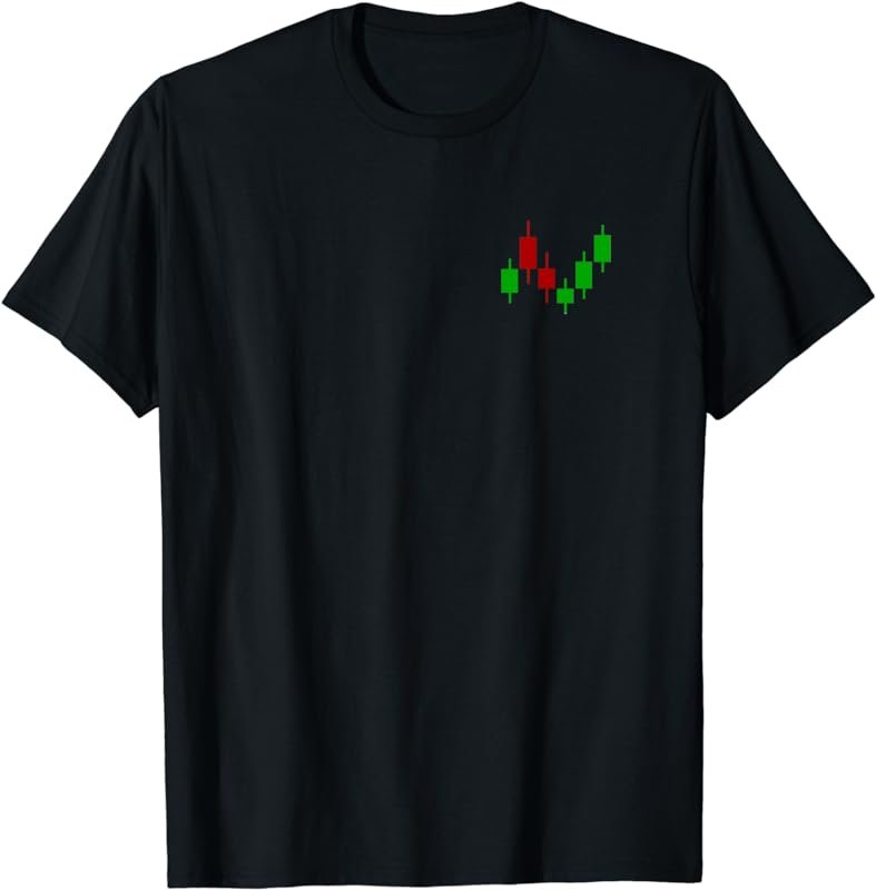 Trade Bar Candle Stick Walls Street Stock Market Tee Shirt