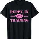 Pink BDSM Puppy In Training Gear, Human Pup Play Fetish Gift T-Shirt