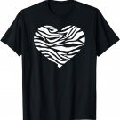 Zebra heart T-Shirt T-Shirt