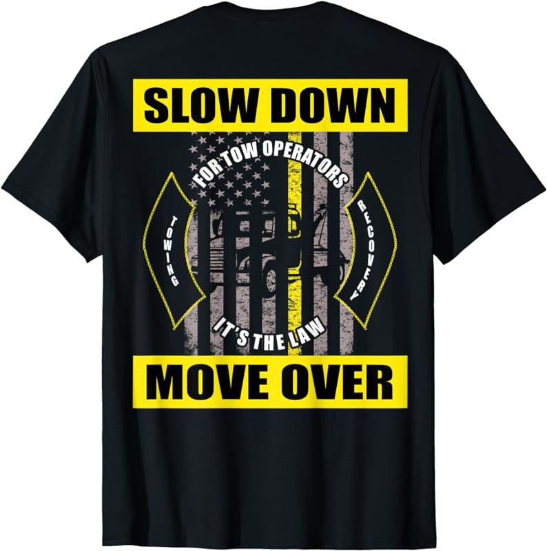 American flag tow truck driver tshirt T-Shirt