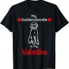 Golden Doodle Tee Valentines Day Gift for Mom Dad Dog Lovers T-Shirt