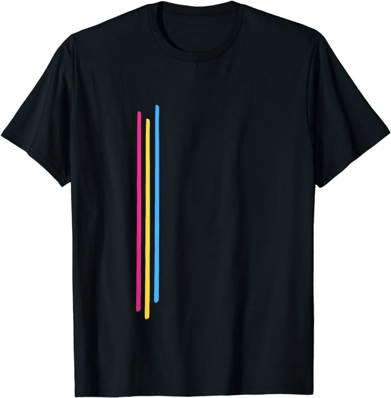Subtle Pansexual Pride, Pan Flag, Pride Month T-Shirt