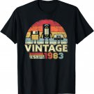 1983 Shirt. Vintage Birthday Gift, Funny Music, Tech Humor T-Shirt