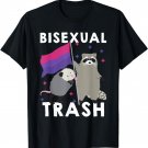 Bisexual Trash Shirt Gay Pride Rainbow LGBT Raccoon Possum T-Shirt