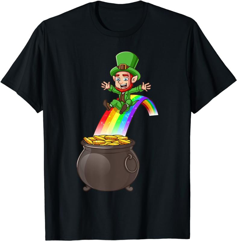 Irish st patricks day leprechaun Pot Of Gold T-Shirt
