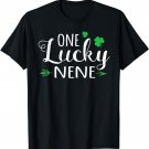Family Matching Gifts One Lucky Nene St Patricks Day T-Shirt