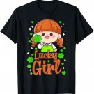 St Patricks Day Toddler Girl Outfit, Lucky Irish Girl, Kids T-Shirt