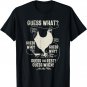 NEW! chicken butt, guess why? Chicken Thigh, guess who, POO T-Shirt