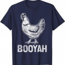 Chicken Booyah Pun Vintage Graphic T-Shirt