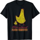 Vintage Maryland Fried Chicken Lover 80s Funny T-Shirt
