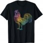 Rainbow Chicken Rooster Shirt