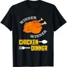 Funny Winner Chicken Dinner T-shirt Food Quote Saying Gift
