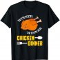 Funny Winner Chicken Dinner T-shirt Food Quote Saying Gift