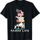 Cow Pig Chicken Goat Turkey Duck Farm Animals Week T-Shirt