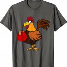 SmileteesSports Funny Rooster Bowling T-shirt