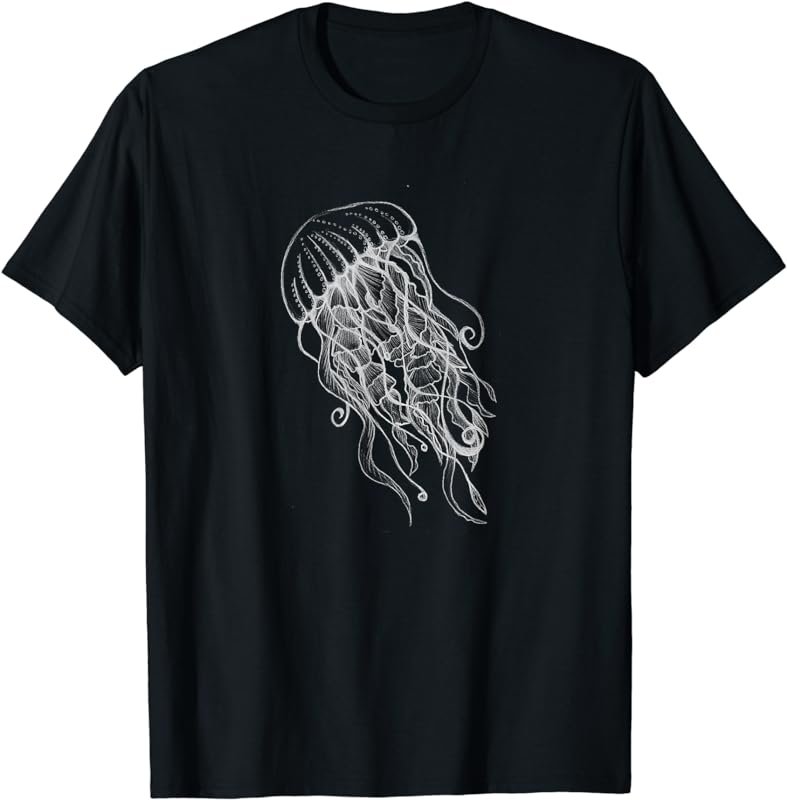 Jellyfish Shirt - Cool Nautical Graphic Beach Wear T-Shirt