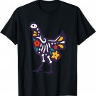 Cute Sugar Skull Day Dead Chicken Colorful Farm Lover T-Shirt