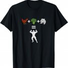 Chicken Broccoli Rice Bodybuilding Diet Funny Sport Workout T-Shirt