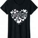 Womens Crazy Chicken Lady T-Shirt
