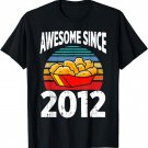 Chicken Nuggets Awesome Since 2012 11th Birthday 11 Year Old T-Shirt