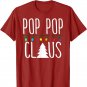 Pop Pop Claus Shirt Christmas Lights Shirt