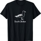 Funny seagull Beach chicken bird lovers spotting watching T-Shirt