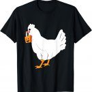 Halloween Chick or Treat Funny Halloween Chicken Costume T-Shirt