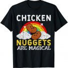 Funny Rainbow Chicken Nuggets Are Magical Chicken Nugget T-Shirt
