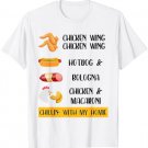 Viral Chicken Wing Chicken Wing Hot & Bologna Song Lyric T-Shirt