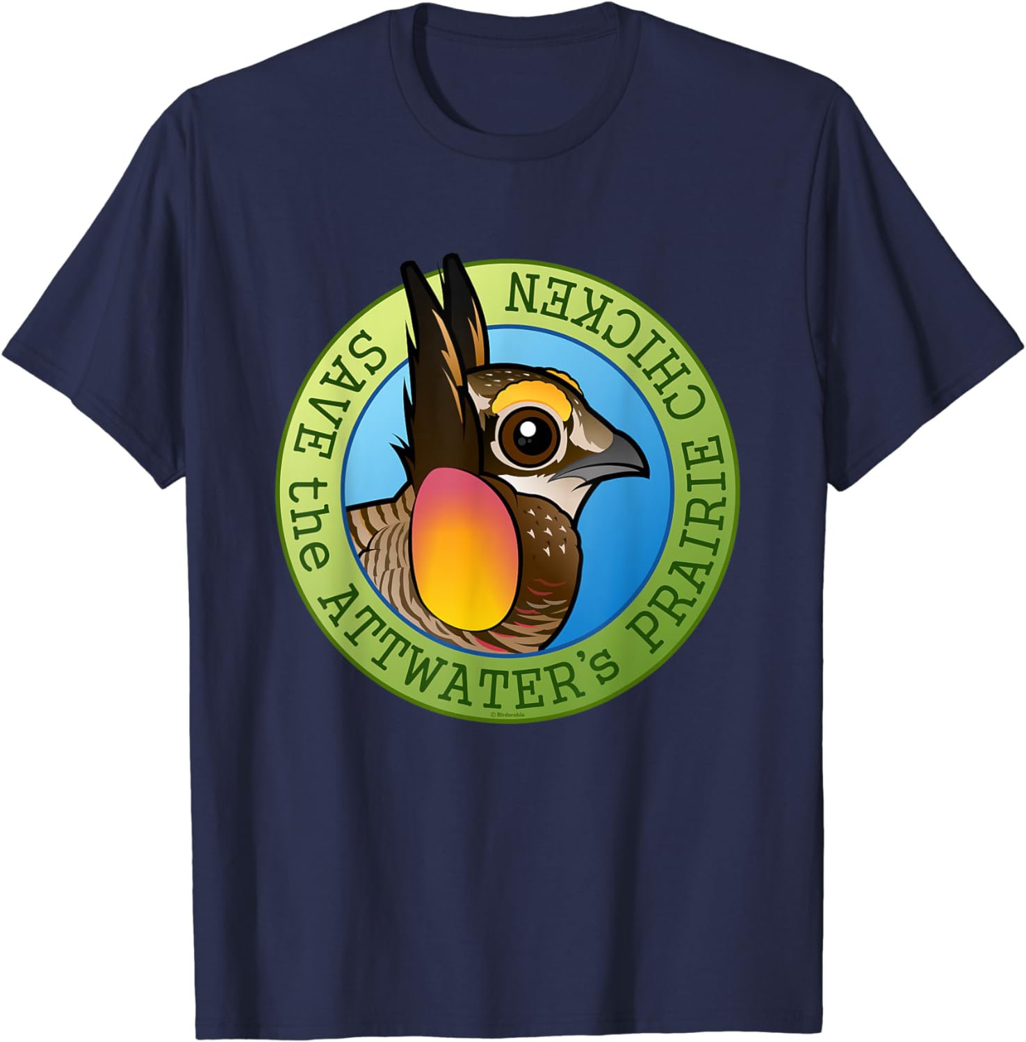 Save the Attwater's Prairie-Chicken Cute Conservation Gift T-Shirt