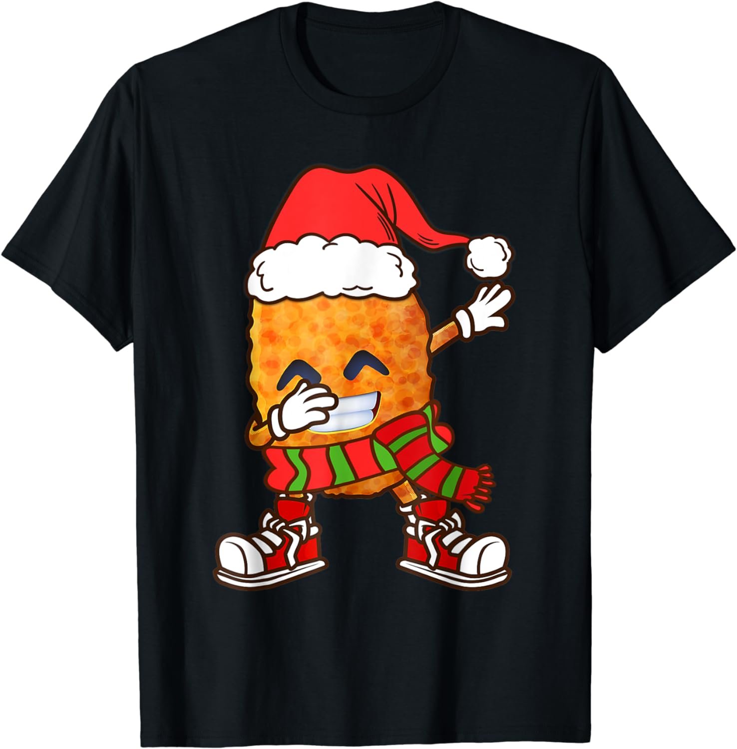 Dabbing Chicken Nuggets Christmas Kids Boys Men Dab Xmas T-Shirt
