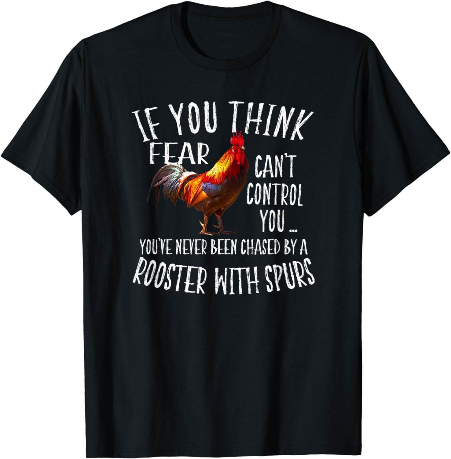 Funny Crazy Rooster Chicken Farm t-shirt
