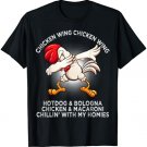 Chicken Wing Chicken Wing Shirt Song Lyric Dabbing Chicken T-Shirt