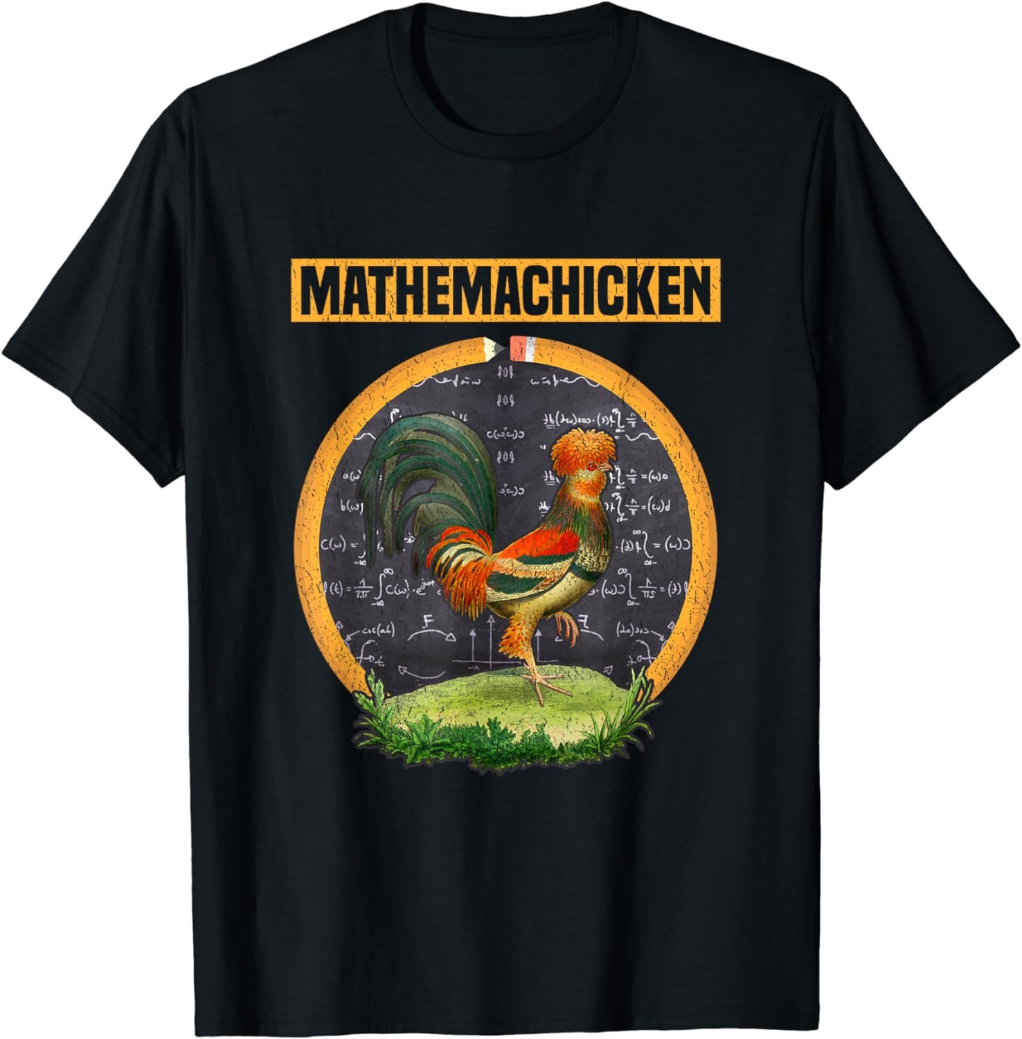 Mathemachicken Shirt Teacher Math Lovers Funny Chicken T-Shirt