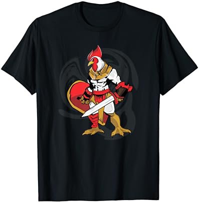 Chicken Warrior Tough Rooster Tee Shirt