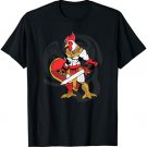 Chicken Warrior Tough Rooster Tee Shirt