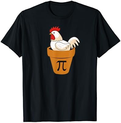 Funny Math Pi Shirts Chicken Pot Pi Shirt