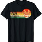 I'm Just Here for the Chicken Tenders Funny Chicken Popcorn T-Shirt