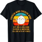 Retro Chicken Wing Chicken Wing Funny T-Shirt T-Shirt