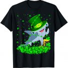 Irish Shamrock Leprechaun Hammerhead Shark St. Patrick's Day T-Shirt