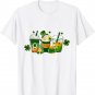 St Patrick's Day Coffee Lucky Latte Irish Shamrock For Women T-Shirt