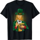 St Patrick's Day Funny Jesus in Leprechaun Green Costume T-Shirt