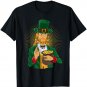 St Patrick's Day Funny Jesus in Leprechaun Green Costume T-Shirt