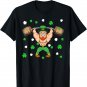 Leprechaun Powerlifting Deadlifting Gym Fan St Patrick's Day T-Shirt