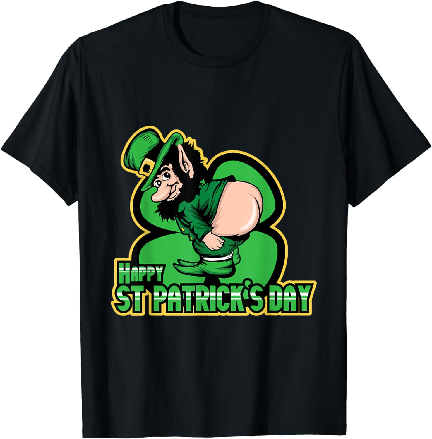 Leprechaun St Patricks Day Shirt Men Women Funny Happy T-Shirt