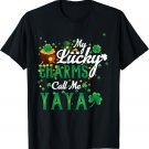 My Lucky Charms Call Me Yaya St Patricks Day Yaya gift T-Shirt