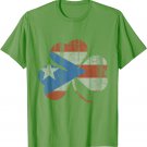 Puerto Rico Irish Shamrock St Patricks Day Men Women Kids T-Shirt