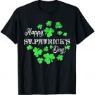 Happy St. Patrick's Day Shamrock Graphic Men Women Kids T-Shirt