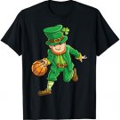 Basketball Leprechaun St Patricks Day Boys Kids Men Sports T-Shirt